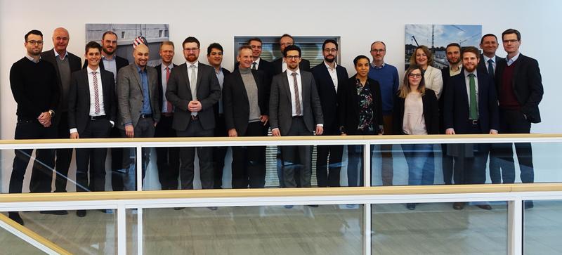 Das Impress-Projektkonsortium beim Kickoff am 23. Januar 2019 am Fraunhofer IEM. 