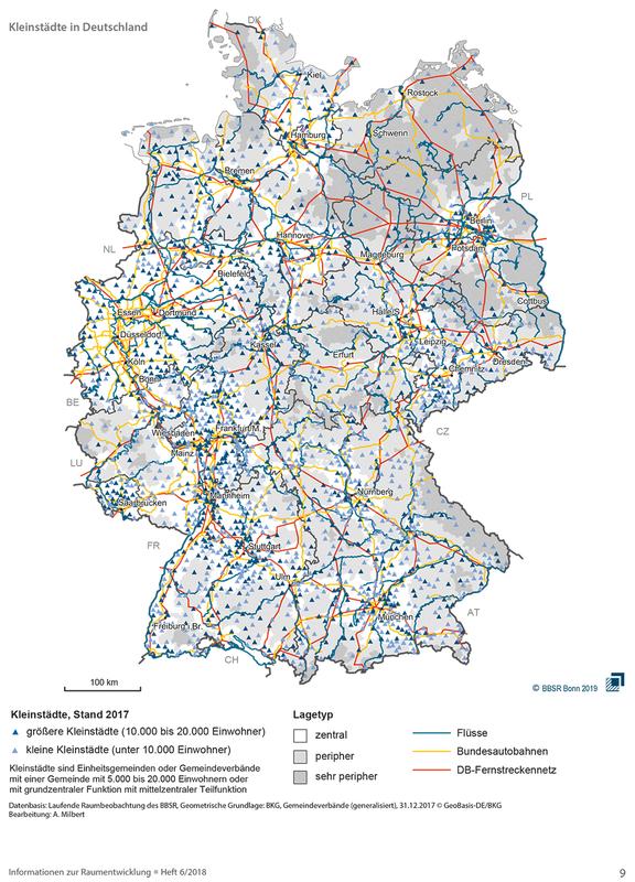 Übersicht: Kleinstädte in Deutschland