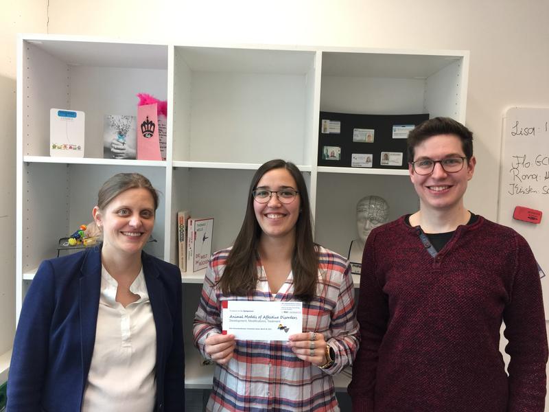 Das Organisationsteam (von links nach rechts): Prof. Dr. Nadja Freund, Annakarina Mundorf und Dominik Beyer. 