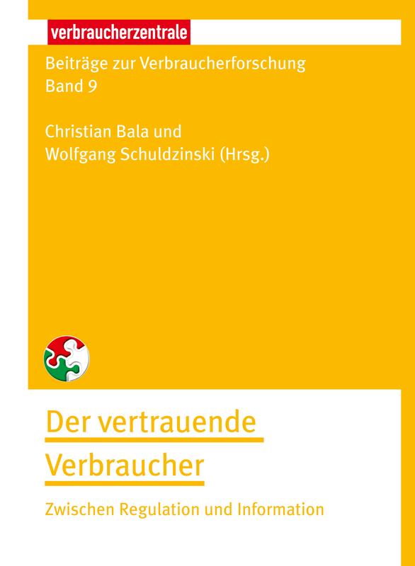 Cover "Der vertrauende Verbraucher"