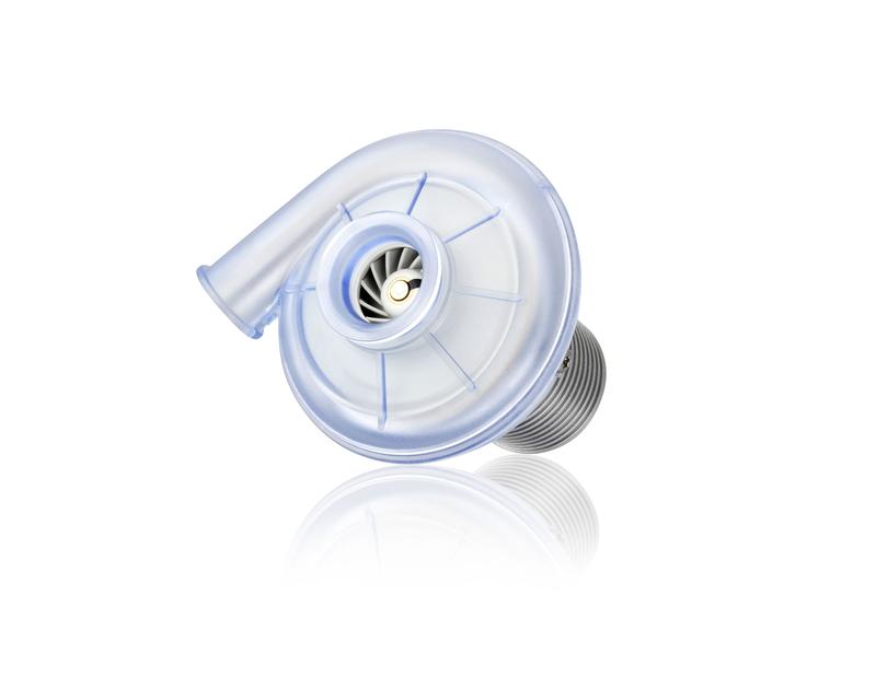 CPAP radial blower with integrated ultra-quiet Electromag motor