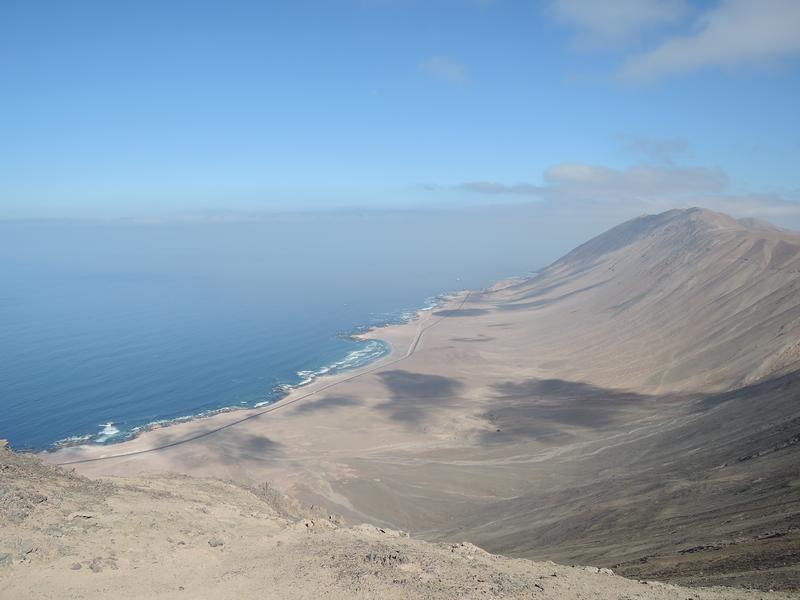 Die seismologische Station Patache befindet sich auf 830 Metern Höhe, weniger als zwei Kilometer von der Küste entfernt.