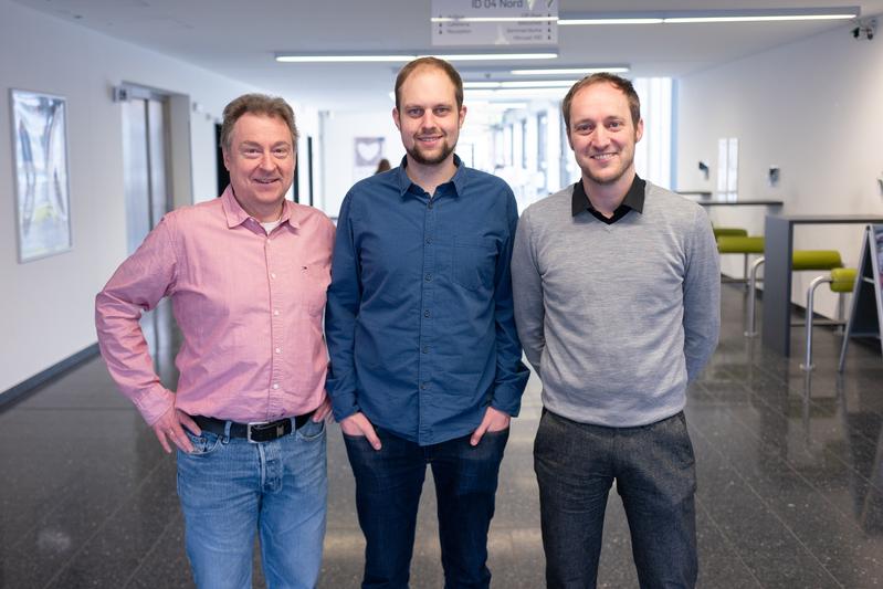 Bochumer Forscherteam: Martin Hofmann, Markus Lindemann und Nils Gerhardt (von links)