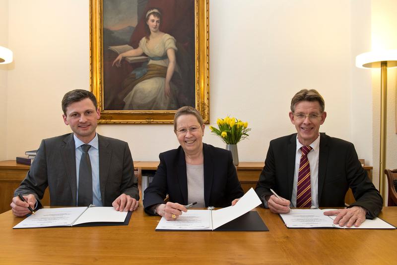 Unterzeichneten einen Kooperationsvertrag: Universität und Universitätsmedizin Göttingen und Measurement Valley e.V.