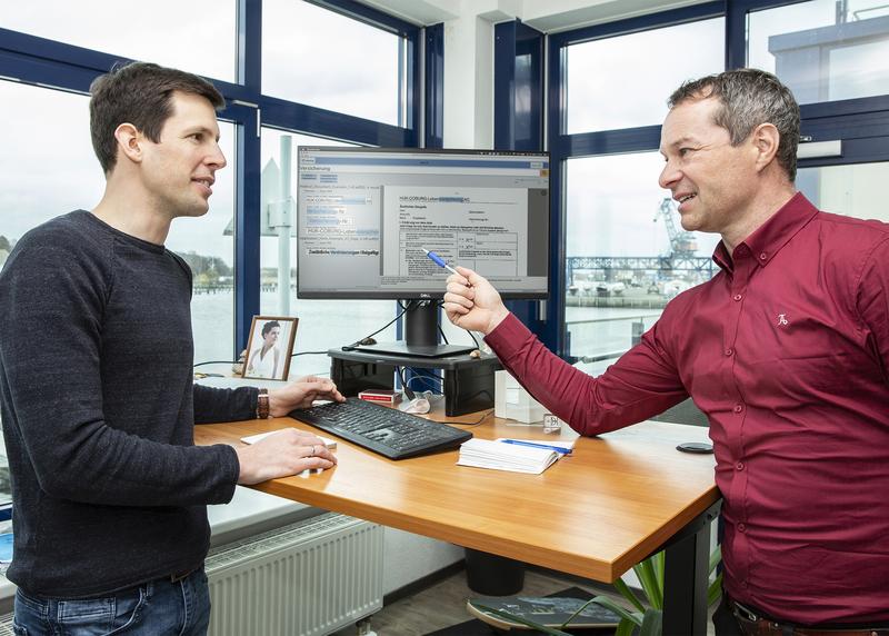 Welf Wustlich (rechts) und Jesper Kleinjohann von Planet AI sind Absolventen der Universität Rostock und arbeiten eng mit den Forschern der Alma Mater zusammen