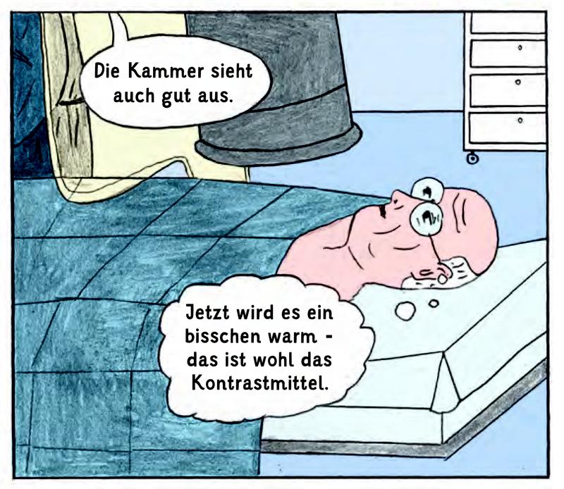 Comics können bei der Aufklärung vor einer OP das Angstgefühl reduzieren: Kontrastmittel