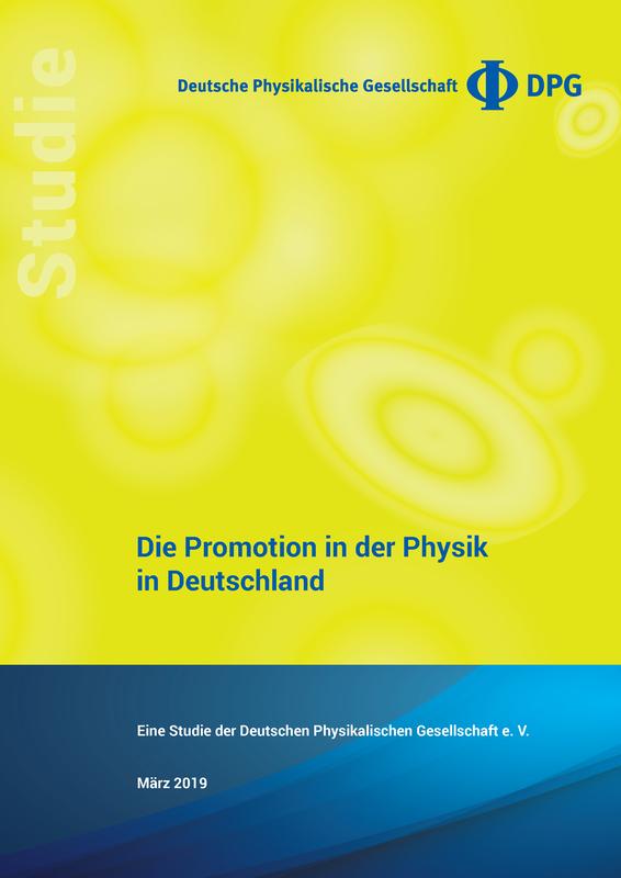 Studie "Die Promotion in der Physik in Deutschland"
