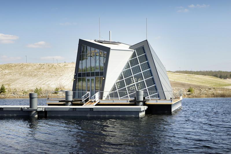 Schwimmendes autartec®-Haus 