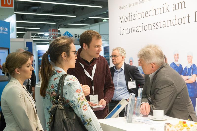 Messestand der Bundesregierung auf der MT Connect 2018 in Nürnberg