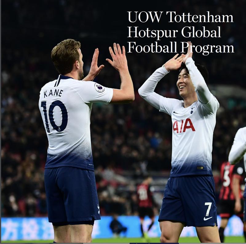 Studium und Fußballausbildung kombiniert mit Tottenham Hotspur und der University of Wollongong