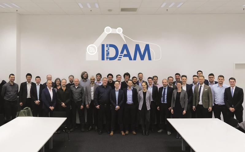 Consortium of the BMBF project IDAM at the kick-off in Munich on March 27, 2019.