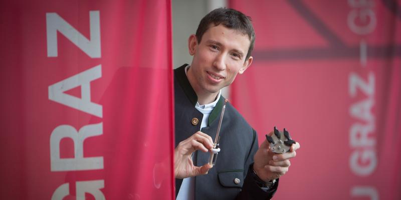 Stefan Freunberger, Forscher am Institut für Chemische Technologien von Materialien der TU Graz, ist weltweit führend in der Singulett-Forschung