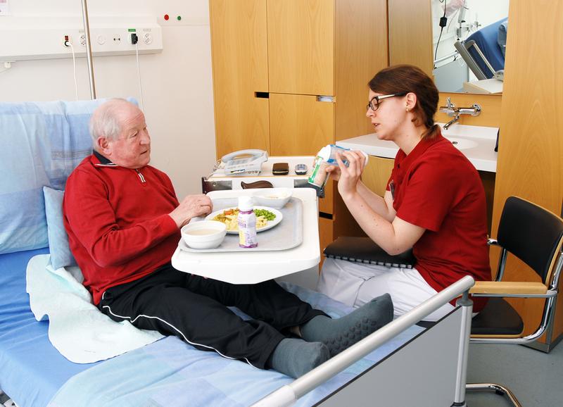 Ein individuelles Ernährungsmanagement hat bei hospitalisierten Patienten einen positiven Einfluss auf den Krankheitsverlauf.
