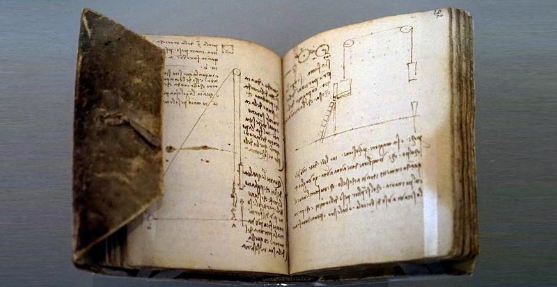 Der Codex Forster, eine Handschrift von Leonardo da Vinci, geht auf den englischen Schriftsteller und Biographen John Forster zurück.