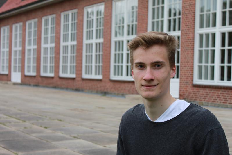 Jan Felix Schuster, student at Jacobs University, made it to the finals of 'Jugend forscht' (Source: Jacobs University)