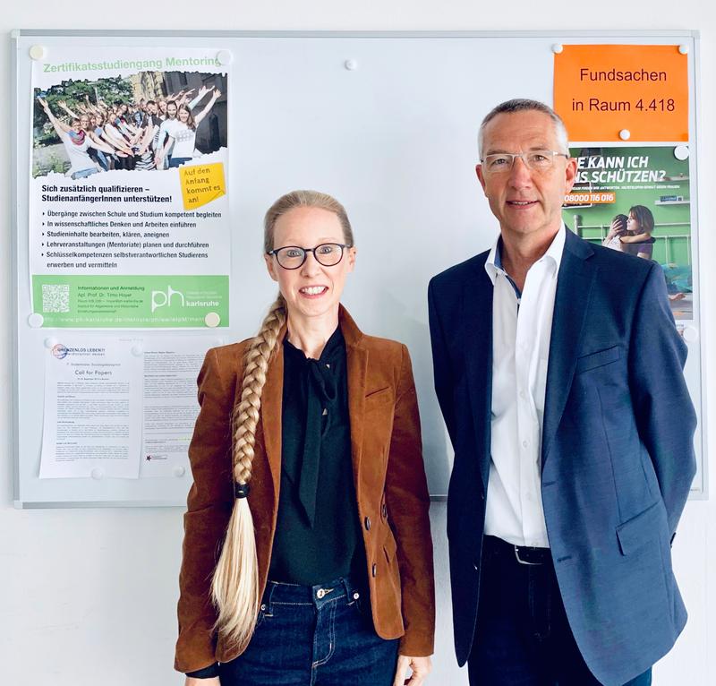 Prof. Dr. Dr. h. c. Claudia Wiepcke und Dr. Martin Lenz