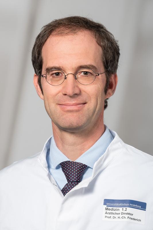 Professor Dr. Hans-Christoph Friederich ist neuer Ärztlicher Direktor der Universitätsklinik für Allgemeine Innere Medizin und Psychosomatik Heidelberg 