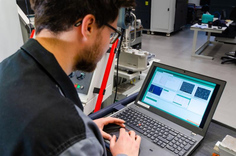 Fraunhofer IWS Dresden has developed a process and material database which stores all details of the manufactured components.