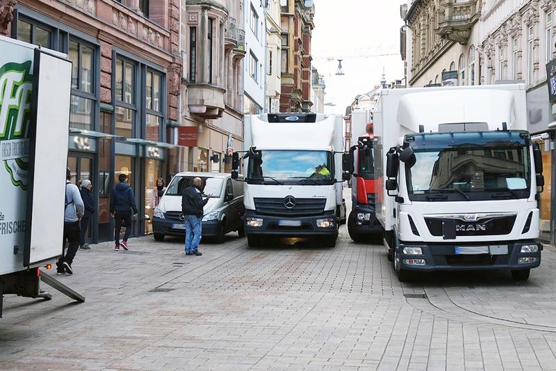 Forschungsprojekt: Wirtschaftsverkehre in Wiesbaden