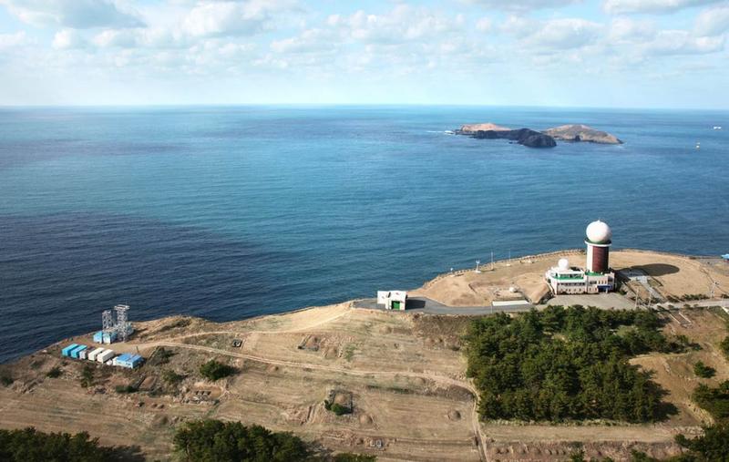 Die Gosan-Messstation auf der Insel Jeju im Süden der koreanischen Halbinsel, wo der Anstieg der atmosphärischen FCKW-11-Konzentration festgestellt wurde.