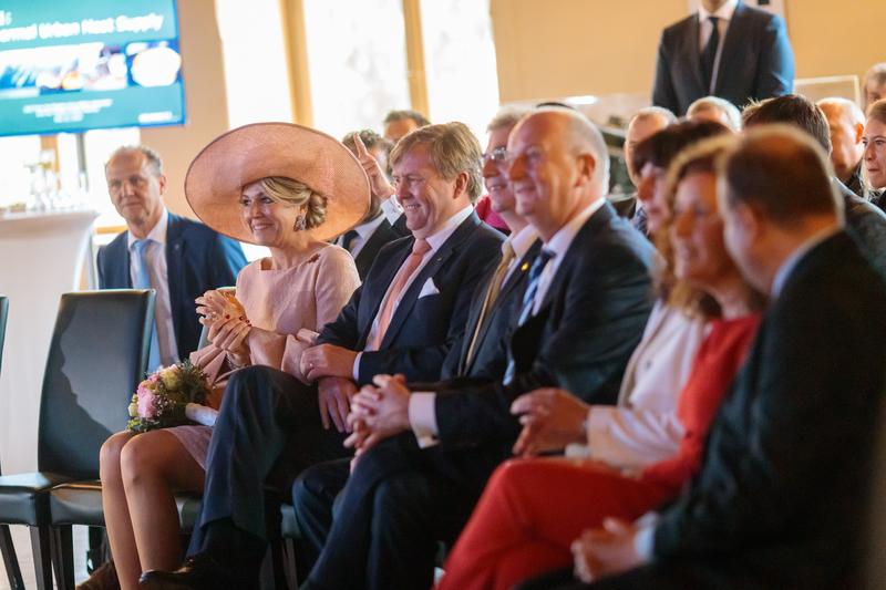 Königin Máxima und König Willem-Alexander im Großen Refraktor auf dem Telegrafenberg in Potsdam am 22.05.2019