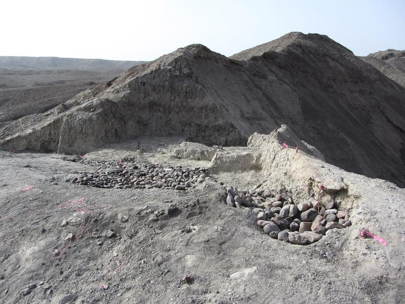 Die Ausgrabungsstätte Bokol Dora während der Grabungen im Jahr 2015. 