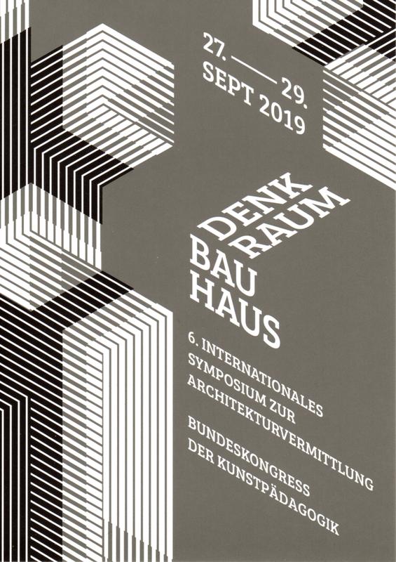 Plakat des Kongresses Denkraum.Bauhaus