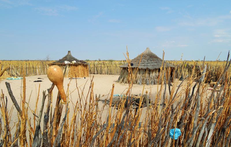 Traditional household in the rural area of Northern Namibia