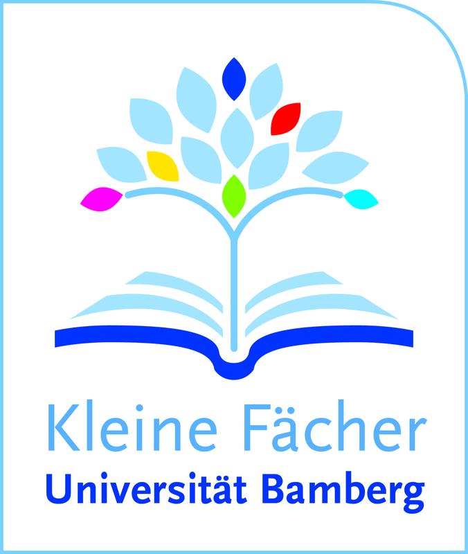 Die Universität als Baum mit kleinen und großen Blättern an seinen Wissenschaftszweigen, im Garten der Wissenschaft verwurzelt, ist das Logo der Kleine Fächer-Wochen in Bamberg.