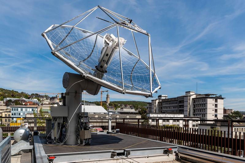 Die Forschungsanlage steht auf dem Dach eines ETH-Gebäudes in Zürich.