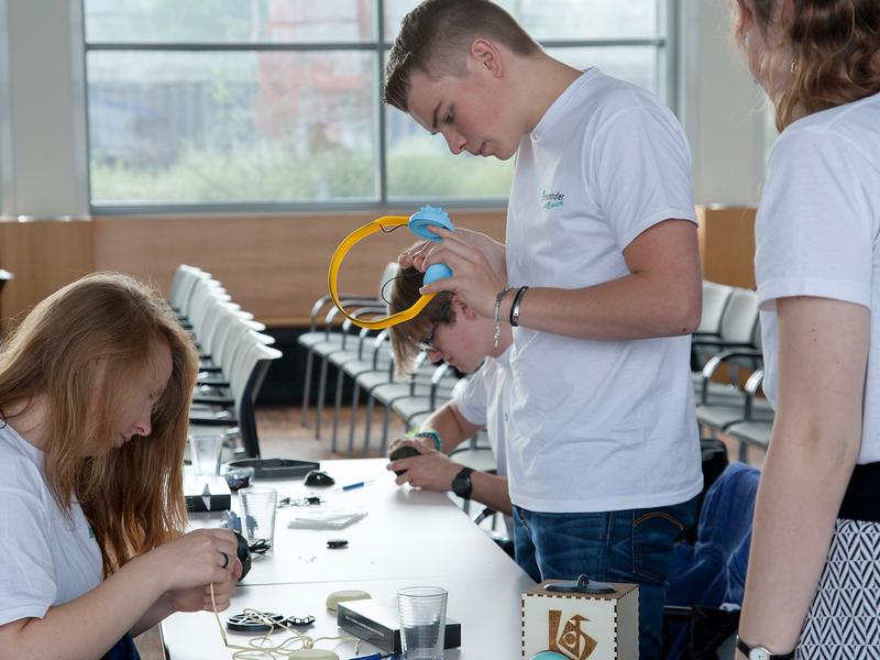 Welches Produkt entwerfen die Schülerinnen und Schüler im diesjährigen Technik-Workshop?