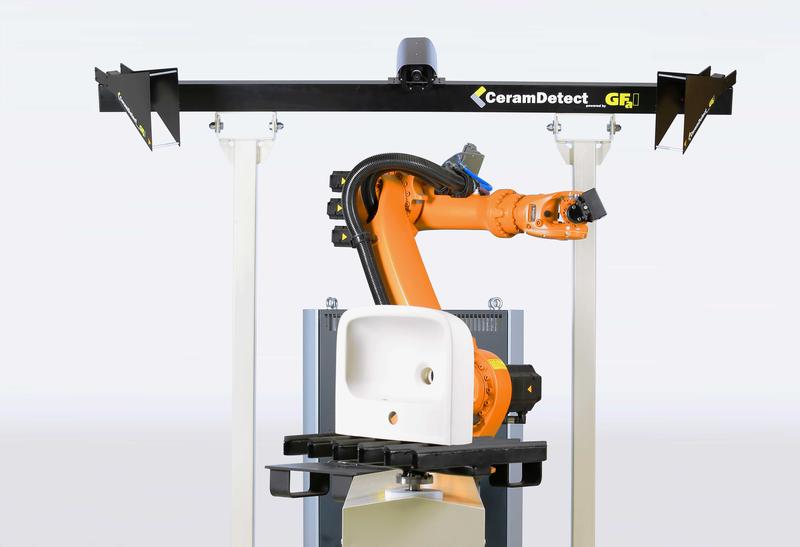 Das 3D-Erfassungssystem CeramDetect ermöglicht eine sichere Erkennung des Modelltyps und eine Lagebestimmung von Werkstücken. 
