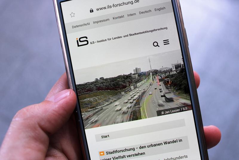 Die Website des ILS ist jetzt auch auf digitalen Geräten komfortabel abrufbar