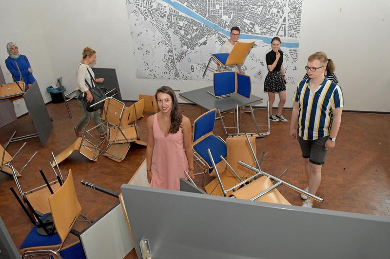 Ausstellung des Wahlmoduls „Szenische Räume“ am RheinMoselCampus der Hochschule Koblenz