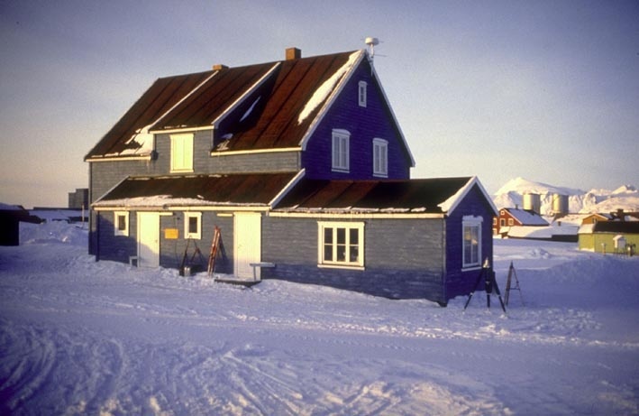 Das Blaue Haus der Koldewey-Station