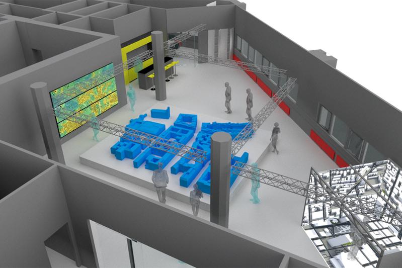 Illustration shows TRIPLING element of the planned ISU SPACE LAB.