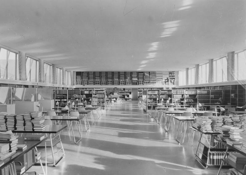 Ostlesesaal der Bayerischen Staatsbibliothek, 1954