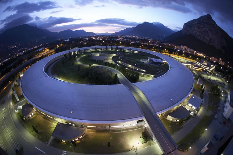 Luftaufnahme des europäischen Synchrotron