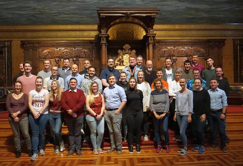 Empfang im Hamburger Rathaus