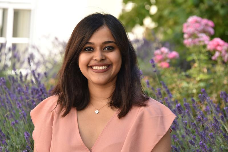 Aradhana Vijay, DAAD-Preisträgerin für besondere Leistungen ausländischer Studierender 2019 an der Friedrich-Schiller-Universität Jena.