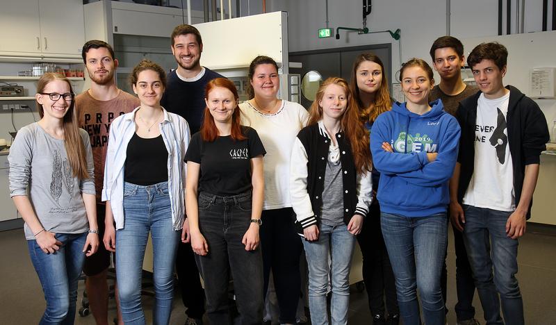 Das iGEM-Team der TU Kaiserslautern.