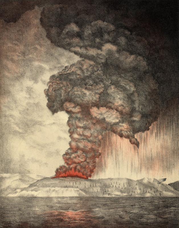 In der kurzen Zeitspanne zwischen 1808 und 1835 kam es in den Tropen zu fünf grossen Vulkanausbrüchen. Dies hatte globale Auswirkungen aufs Klima.