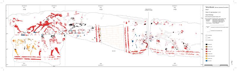 Gesamtbild der freigelegten Wandmalereien