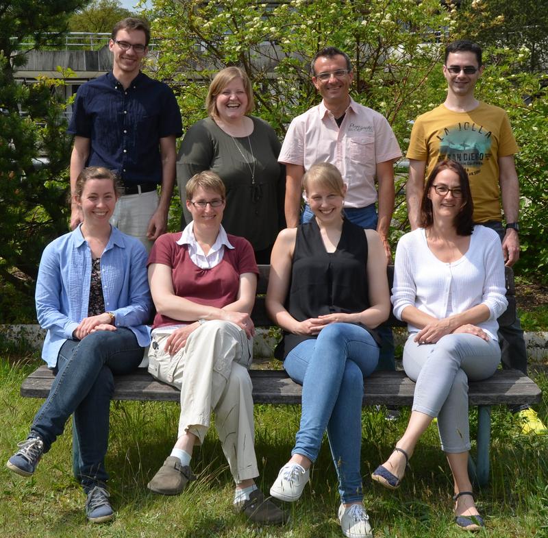 Mitglieder der Brückengruppe „Mechanismen der Leukämogenese“ von der Uniklinik Ulm und dem DKFZ in Heidelberg um PD Dr. Daniel Mertens (2. Reihe, 2.v.r.)