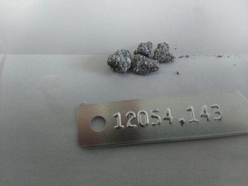Apollo sample 12054: This sample is an ilmenite basalt collected during Apollo 12