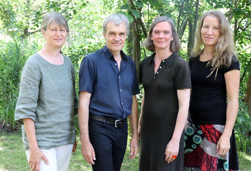 HNEE-Team (v.l.n.r.) Dr. Jutta Heimann, Prof. Dr. Jürgen Peters, Prof. Dr. Heike Molitor und Dr. Dörte Martens 