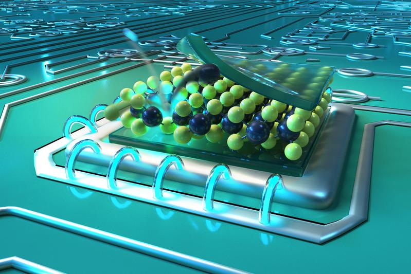Fehlstellen in dünnen Molybdänsulfid-Schichten, erzeugt durch Beschuss mit Helium-Ionen, können als Nano-Lichtquellen für die Quantentechnologie dienen. 