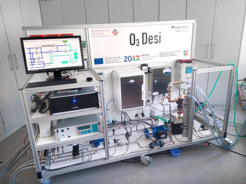 Die Versuchsanlage O3Desi wurde im Universitätsklinikum Bergmannsheil Bochum erfolgreich getestet.