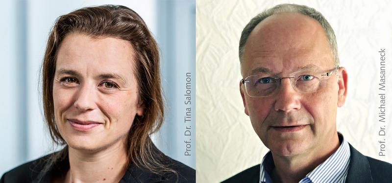 Verstärken seit Juli die APOLLON Hochschule: Prof. Dr. Tina Salomon und Prof. Dr. Michael Masanneck 