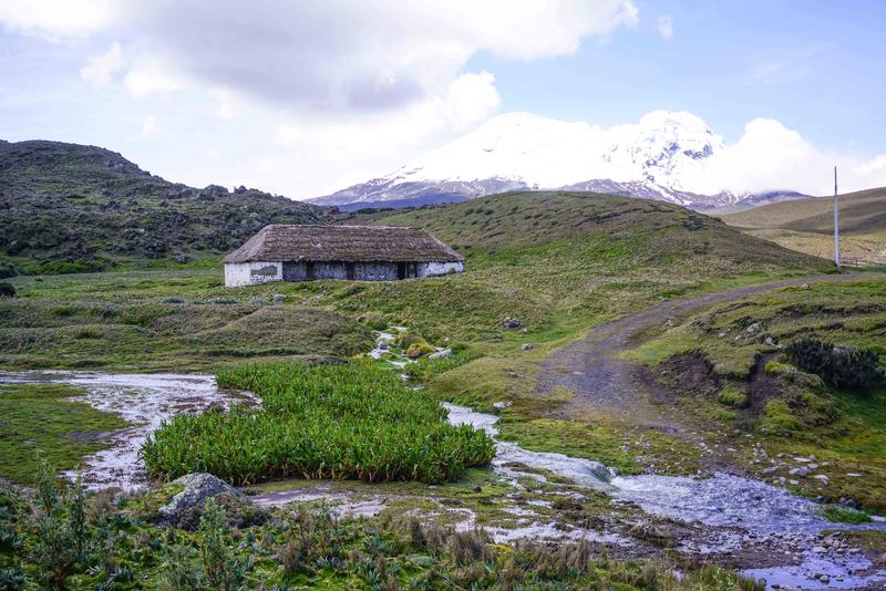 Die Berghütte Humboldts liegt am Fuße des Vulkans Antisana in Ecuador.